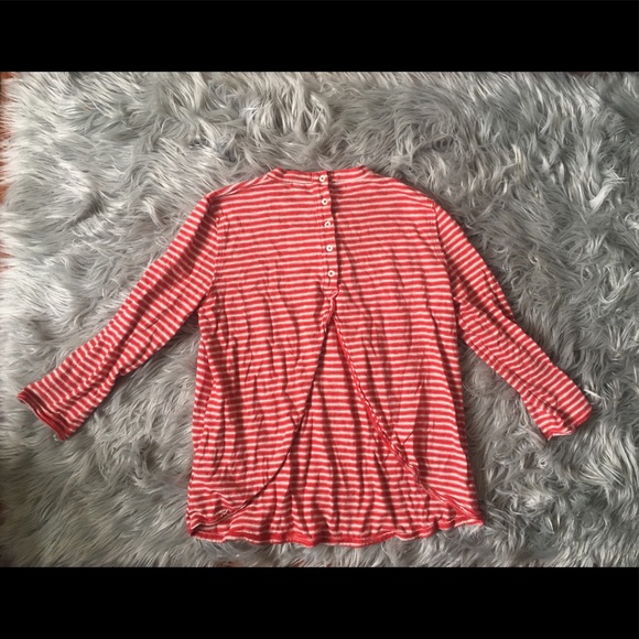 🌟SALE✨FREE PEOPLE STRIPED SHIRT - Picture 2 of 3